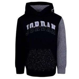 Jordan Little Boys Jumpman Air Speckle Printed Fleece Pullover Hoodie Size 7